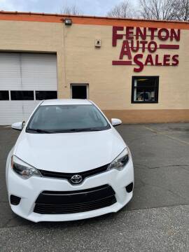 2016 Toyota Corolla for sale at FENTON AUTO SALES in Westfield MA