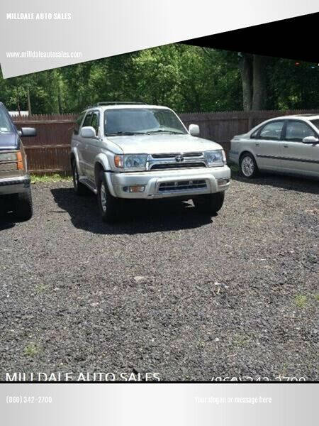 2001 Toyota 4Runner for sale at MILLDALE AUTO SALES in Portland CT