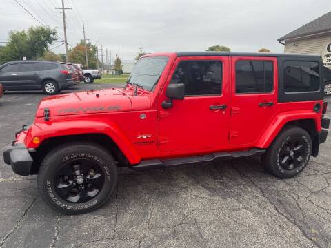 2017 Jeep Wrangler Unlimited for sale at MARK CRIST MOTORSPORTS in Angola IN