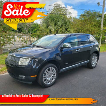 2010 Lincoln MKX for sale at Affordable Auto Sales & Transport in Pompano Beach FL