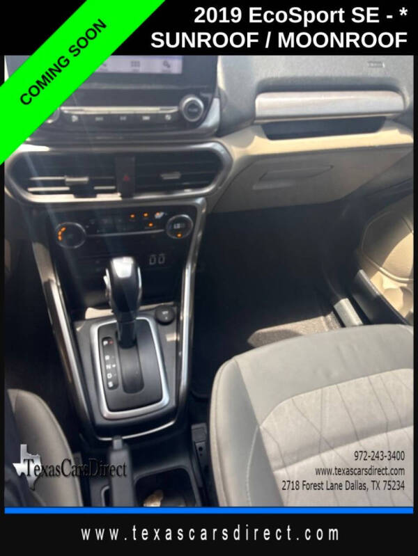 2019 Ford EcoSport SE