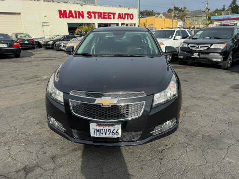 2014 Chevrolet Cruze for sale at Main Street Auto in Vallejo CA