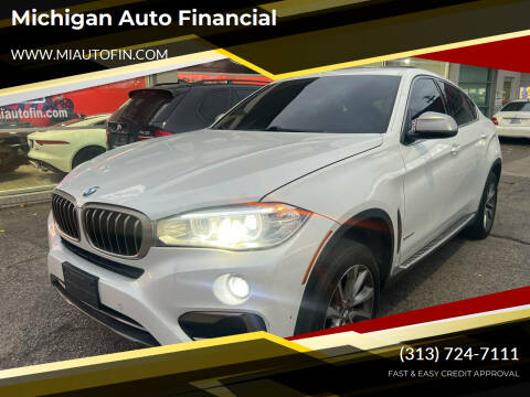2015 BMW X6 for sale at Michigan Auto Financial in Dearborn MI
