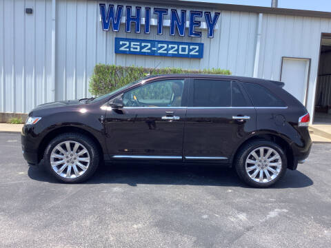 2013 Lincoln MKX for sale at Whitney Motor Company in Duncan OK