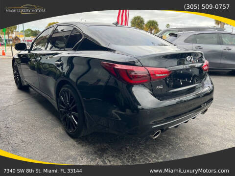 2023 Infiniti Q50 Red Sport 400