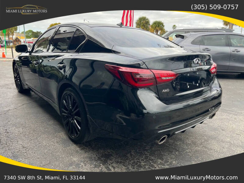 2023 Infiniti Q50 Red Sport 400