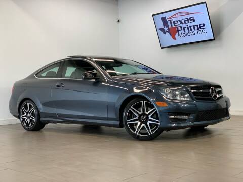 2014 Mercedes-Benz C-Class for sale at Texas Prime Motors in Houston TX