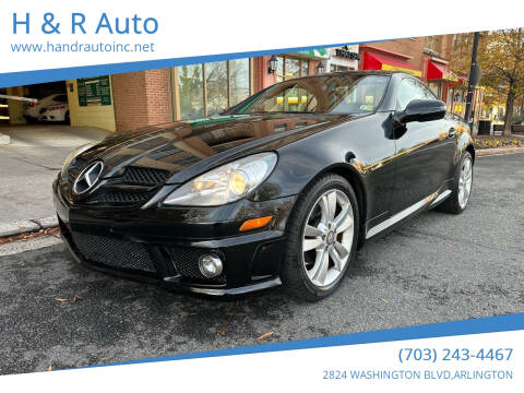 2011 Mercedes-Benz SLK for sale at H & R Auto in Arlington VA