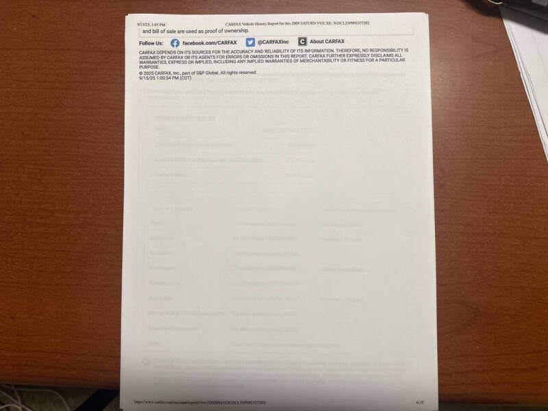 2009 Saturn Vue XE