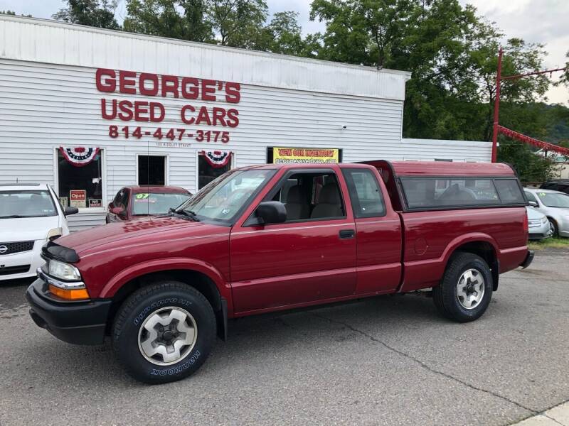 2003 Chevrolet S-10 for sale at George's Used Cars Inc in Orbisonia PA