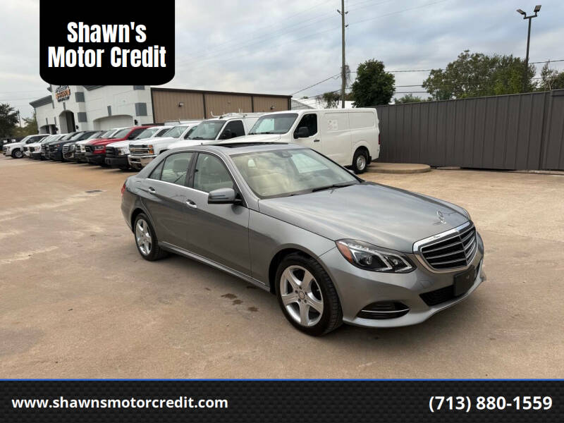 2014 Mercedes-Benz E-Class for sale at Shawn's Motor Credit in Houston TX