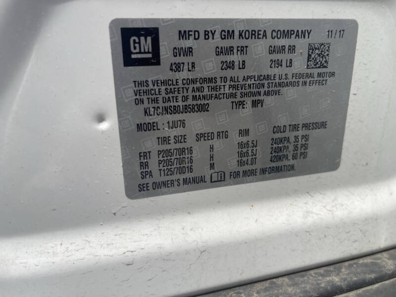 2018 Chevrolet Trax LS