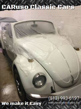 1968 Volkswagen Beetle Convertible for sale at CARuso Classic Cars in Tampa FL