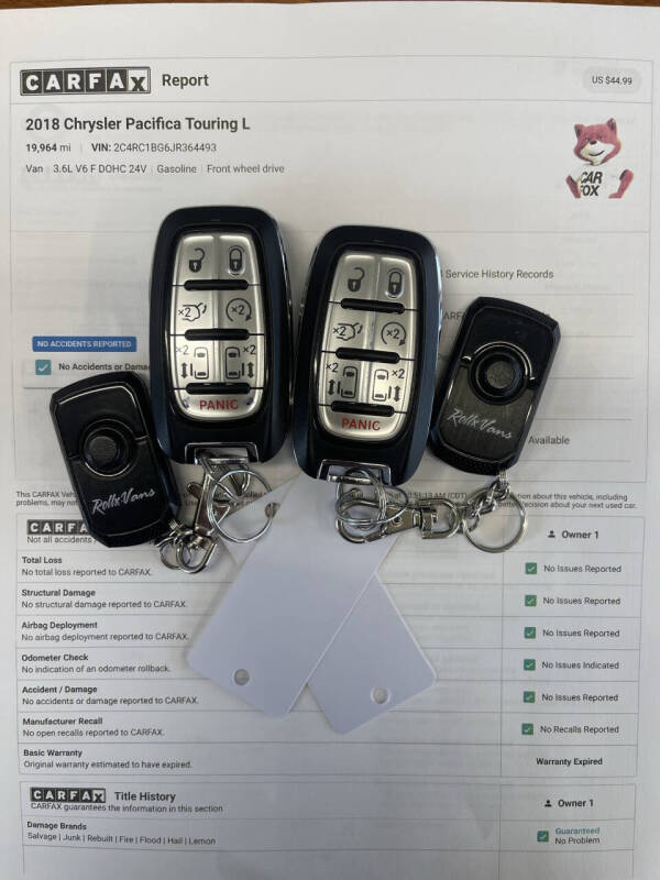 2018 Chrysler Pacifica Touring L