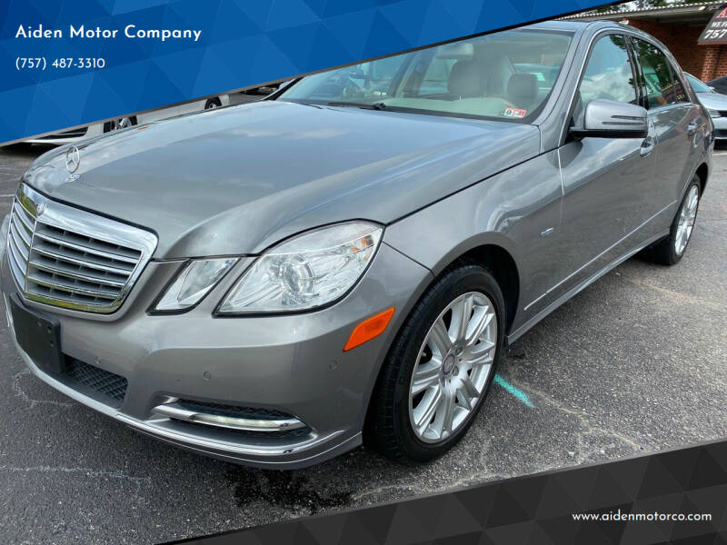 2012 Mercedes-Benz E-Class for sale at Aiden Motor Company in Portsmouth VA