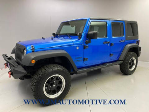 2016 Jeep Wrangler Unlimited for sale at J & M Automotive in Naugatuck CT