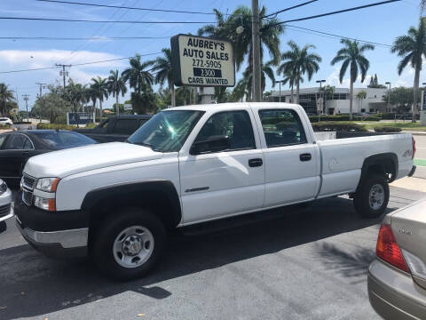 2005 Chevrolet Silverado 2500HD for sale at Aubrey's Auto Sales in Delray Beach FL