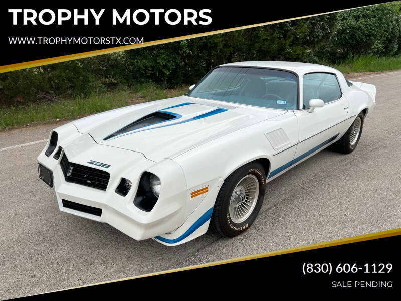 1979 Chevrolet Camaro for sale at TROPHY MOTORS in New Braunfels TX
