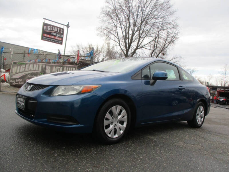 2012 Honda Civic for sale at Vigeants Auto Sales Inc in Lowell MA