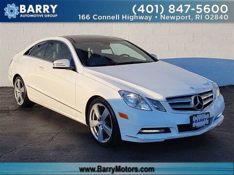 2013 Mercedes-Benz E-Class for sale at BARRYS Auto Group Inc in Newport RI