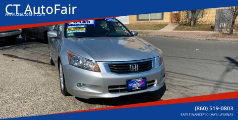 2009 Honda Accord for sale at CT AutoFair in West Hartford CT
