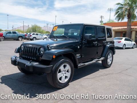 2007 Jeep Wrangler Unlimited for sale at CAR WORLD in Tucson AZ