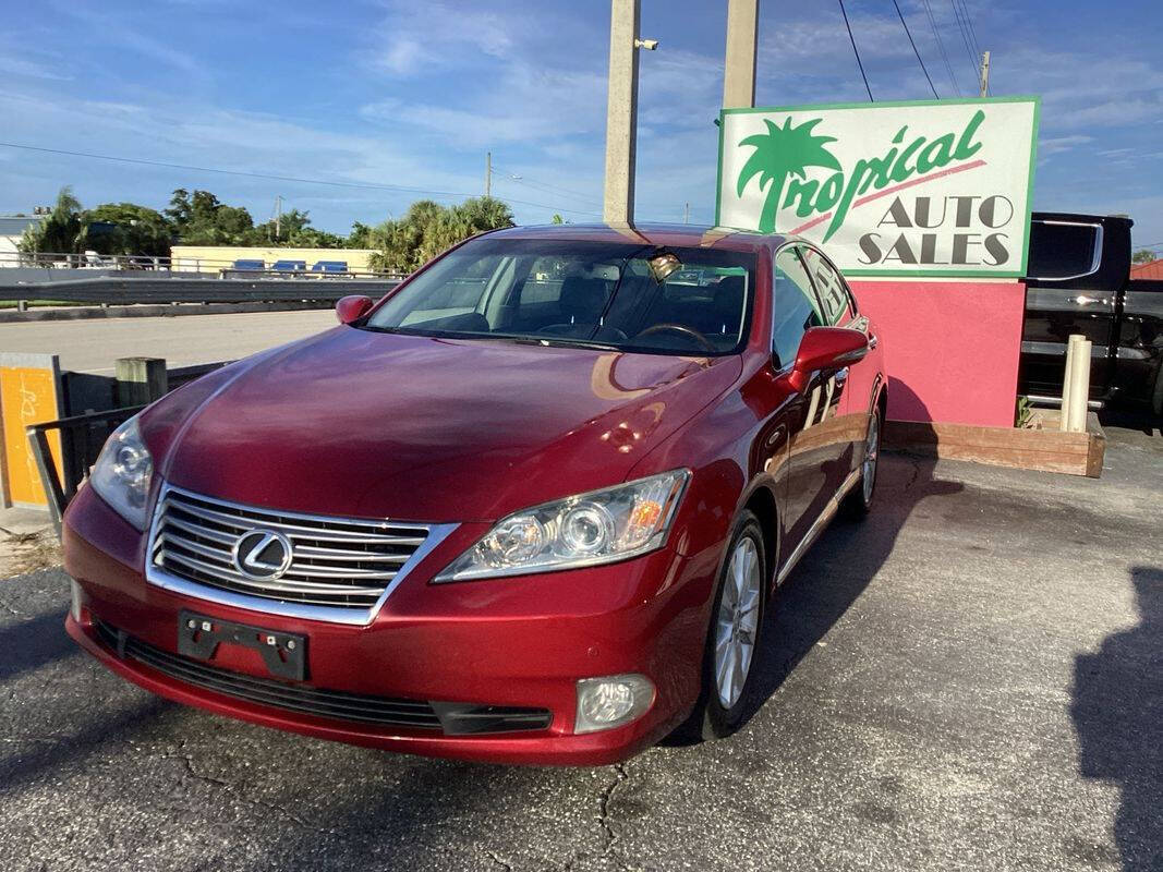 2012 Lexus ES 350 for sale at Tropical Auto Sales in North Palm Beach, FL