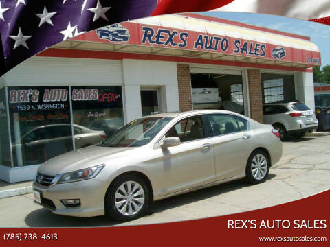 2014 Honda Accord for sale at Rex's Auto Sales in Junction City KS
