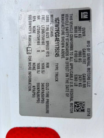 2014 GMC Savana 2500