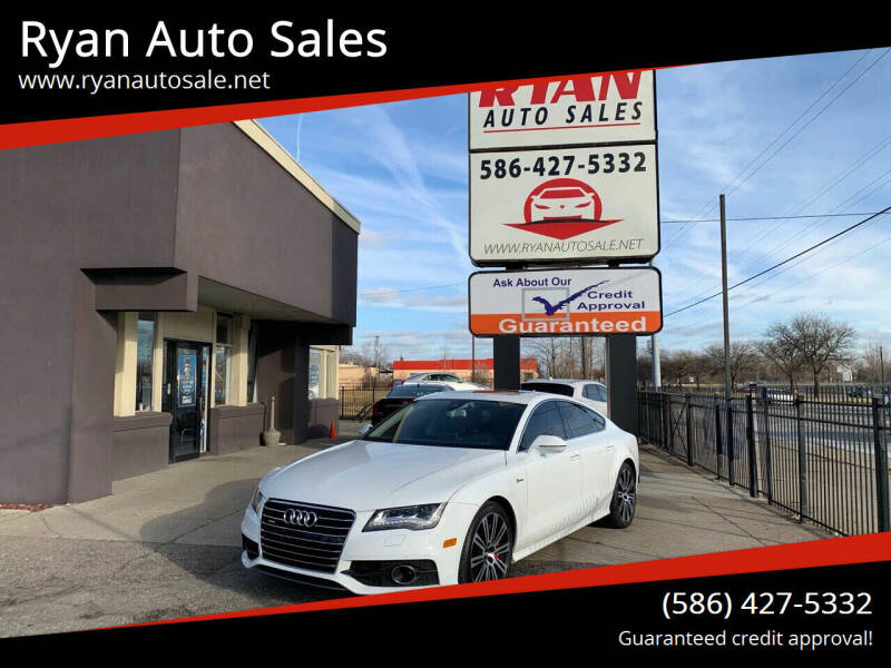 2012 Audi A7 for sale at Ryan Auto Sales in Warren MI