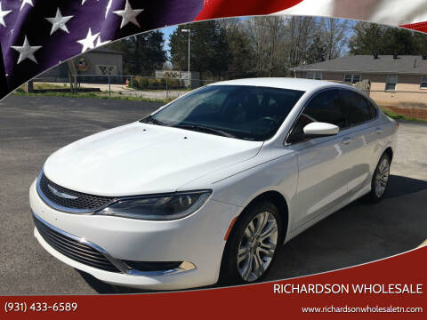 2015 Chrysler 200 for sale at RICHARDSON WHOLESALE in Fayetteville TN