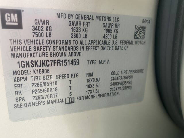 2015 Chevrolet Suburban LT