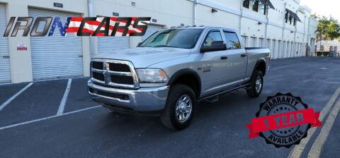 2018 RAM Ram Pickup 2500 for sale at IRON CARS in Hollywood FL