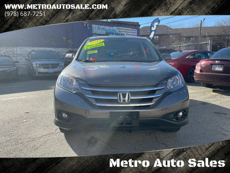 2012 Honda CR-V for sale at Metro Auto Sales in Lawrence MA
