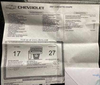 2007 Chevrolet Corvette