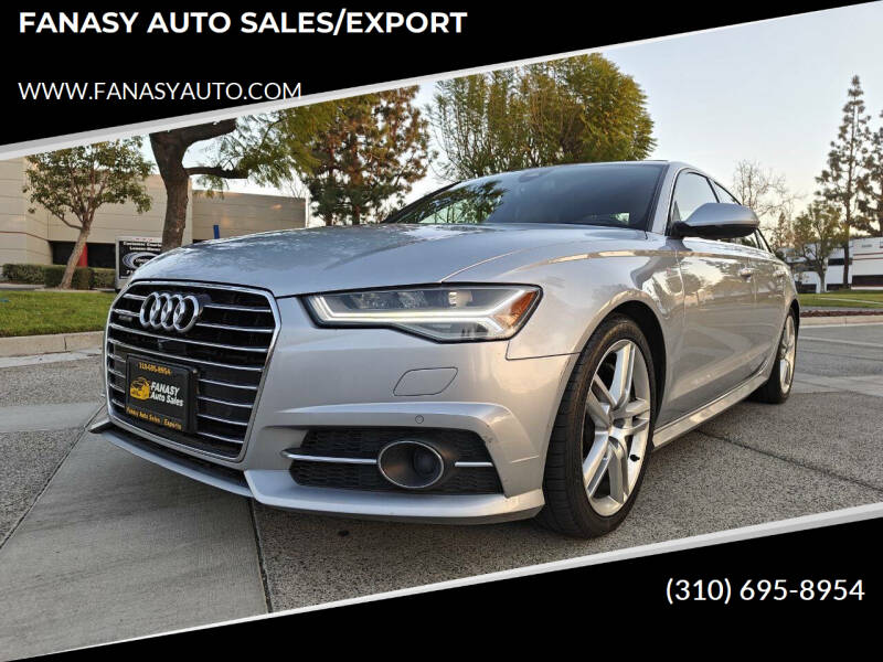 2016 Audi A6 for sale at FANASY AUTO SALES/EXPORT in Yorba Linda CA