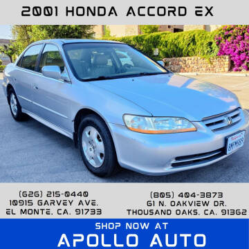 2001 Honda Accord for sale at Apollo Auto Thousand Oaks in El Monte CA