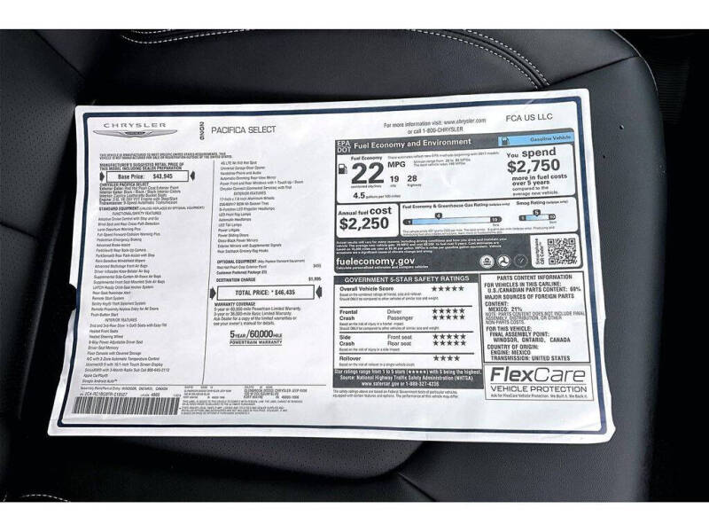 2026 Chrysler Pacifica Select