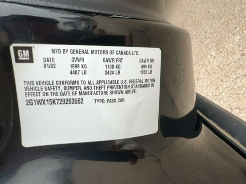 2002 Chevrolet Monte Carlo SS