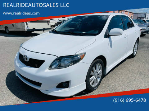 2009 Toyota Corolla for sale at REALRIDEAUTOSALES LLC in Sacramento CA