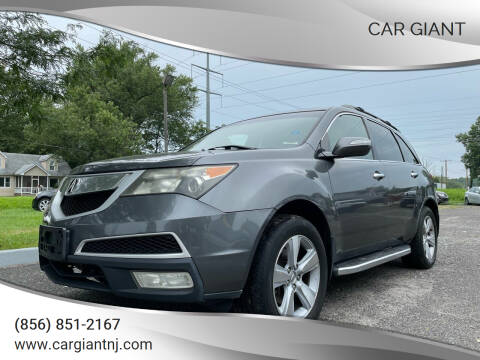2010 Acura MDX for sale at Car Giant in Pennsville NJ