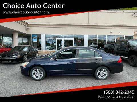 2007 Honda Accord for sale at Choice Auto Center in Shrewsbury MA