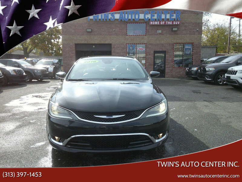 2016 Chrysler 200 for sale at Twin's Auto Center Inc. in Detroit MI