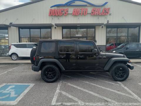 2015 Jeep Wrangler Unlimited for sale at DOUG'S AUTO SALES INC in Pleasant View TN