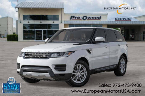 2017 Land Rover Range Rover Sport for sale at European Motors Inc in Plano TX