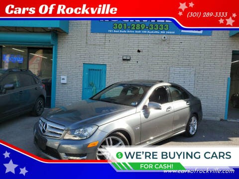 2012 Mercedes-Benz C-Class for sale at Cars Of Rockville in Rockville MD