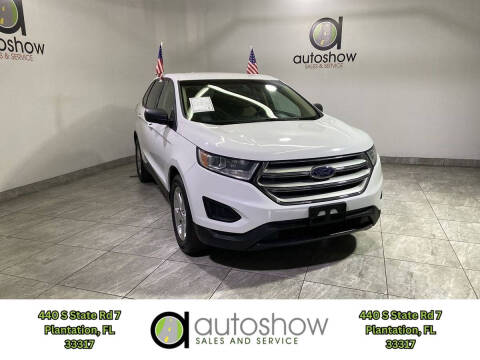 2015 Ford Edge for sale at AUTOSHOW SALES & SERVICE in Plantation FL