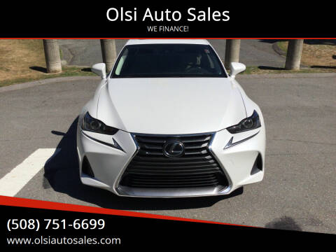 2017 Lexus IS 300 for sale at Olsi Auto Sales in Worcester MA
