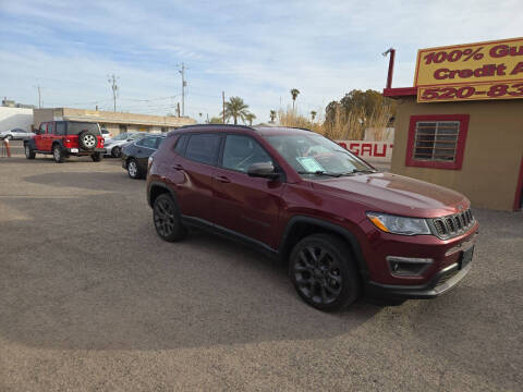 2021 Jeep Compass for sale at CROSSROADS AUTO CENTER in Casa Grande AZ