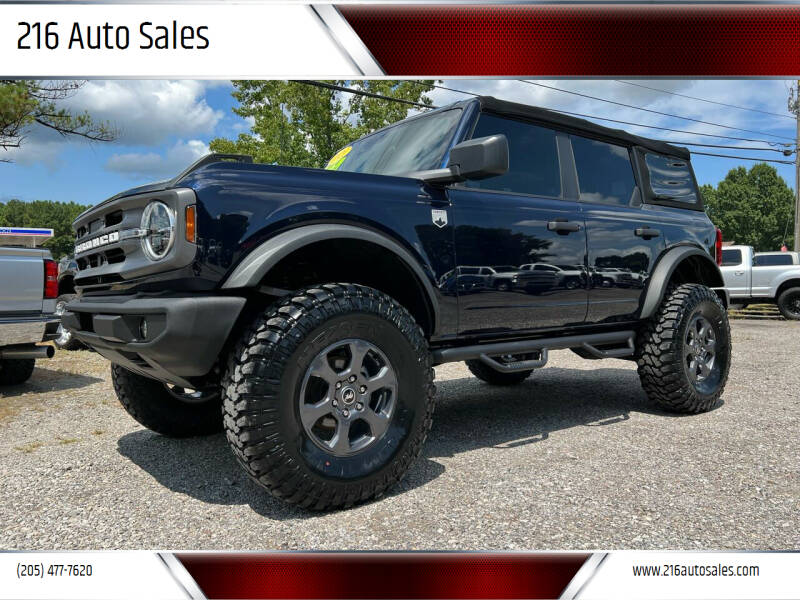 2021 Ford Bronco for sale at 216 Auto Sales in Mc Calla AL